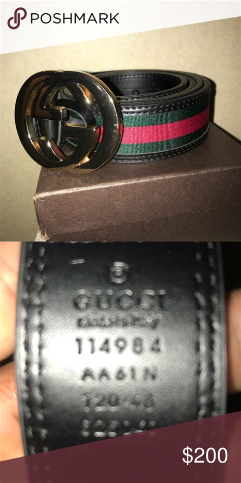 mens gucci belt authentic|gucci belt authenticity check online.